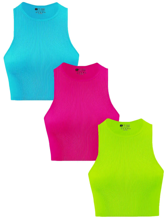 Sports vest multi-color fashion basic 5-piece combination tight